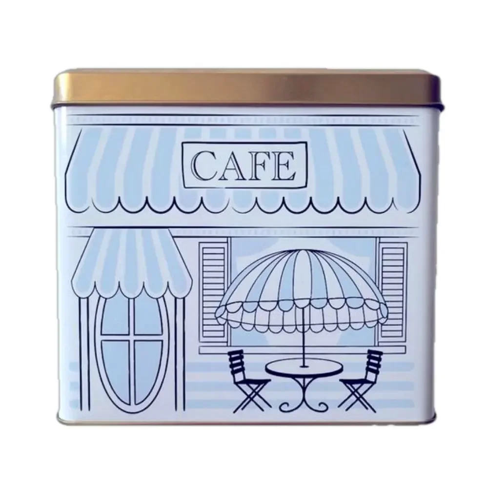 Bullseye Spring Time ‘Cafe’ Storage Tin Container